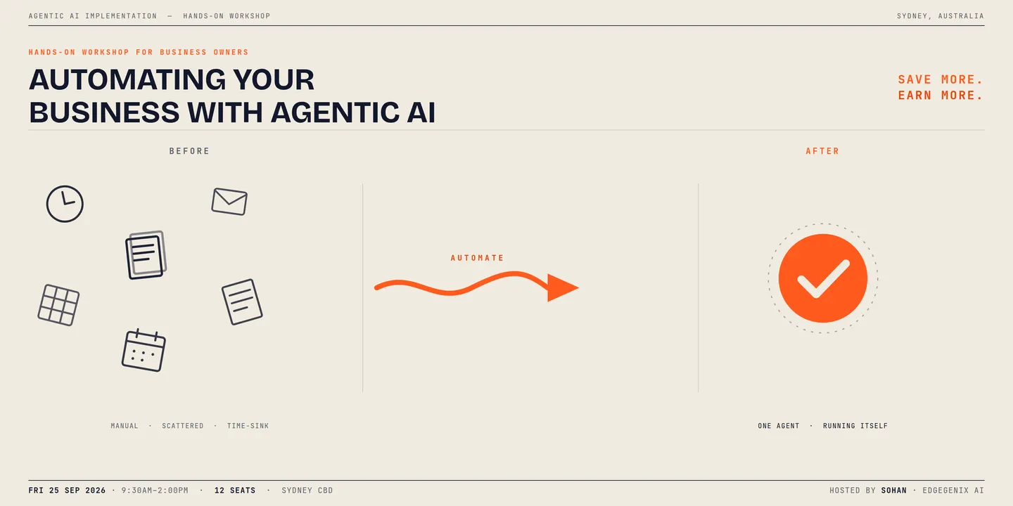 Automating Your Business Using Agentic AI — Save More, Earn More