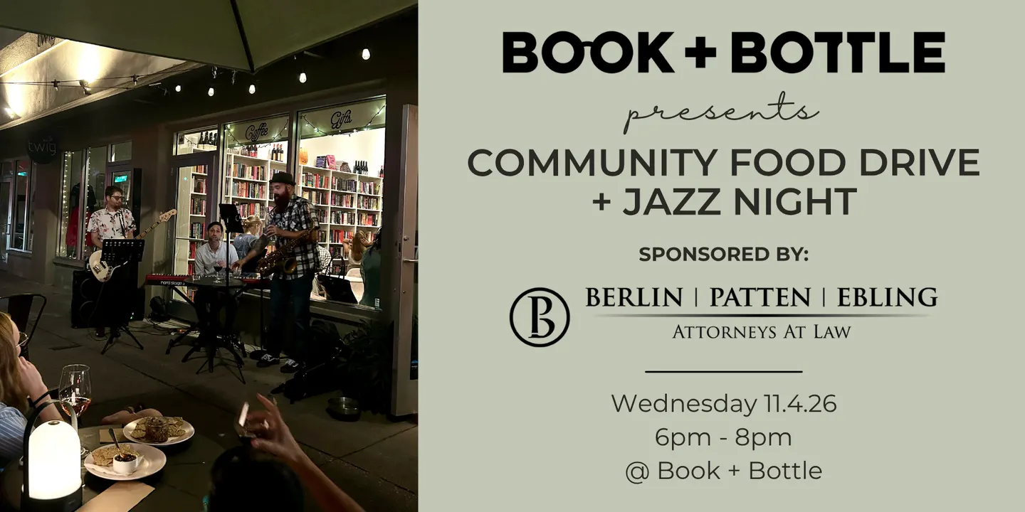 Food Drive + Jazz Night Sponsored by Berlin, Patten, Ebling, PLLC