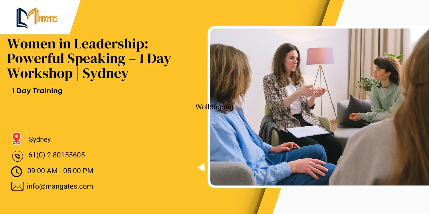 Women in Leadership: Powerful Speaking – 1 Day Workshop | Sydney