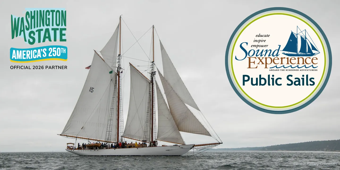 Sept 26 Afternoon in Seattle: 3-hour Public Sail Aboard Schooner Adventuress
