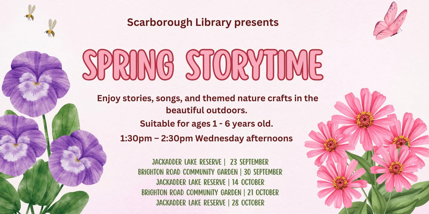 Stirling Libraries - Scarborough Spring Storytime: Jackadder Lake Reserve