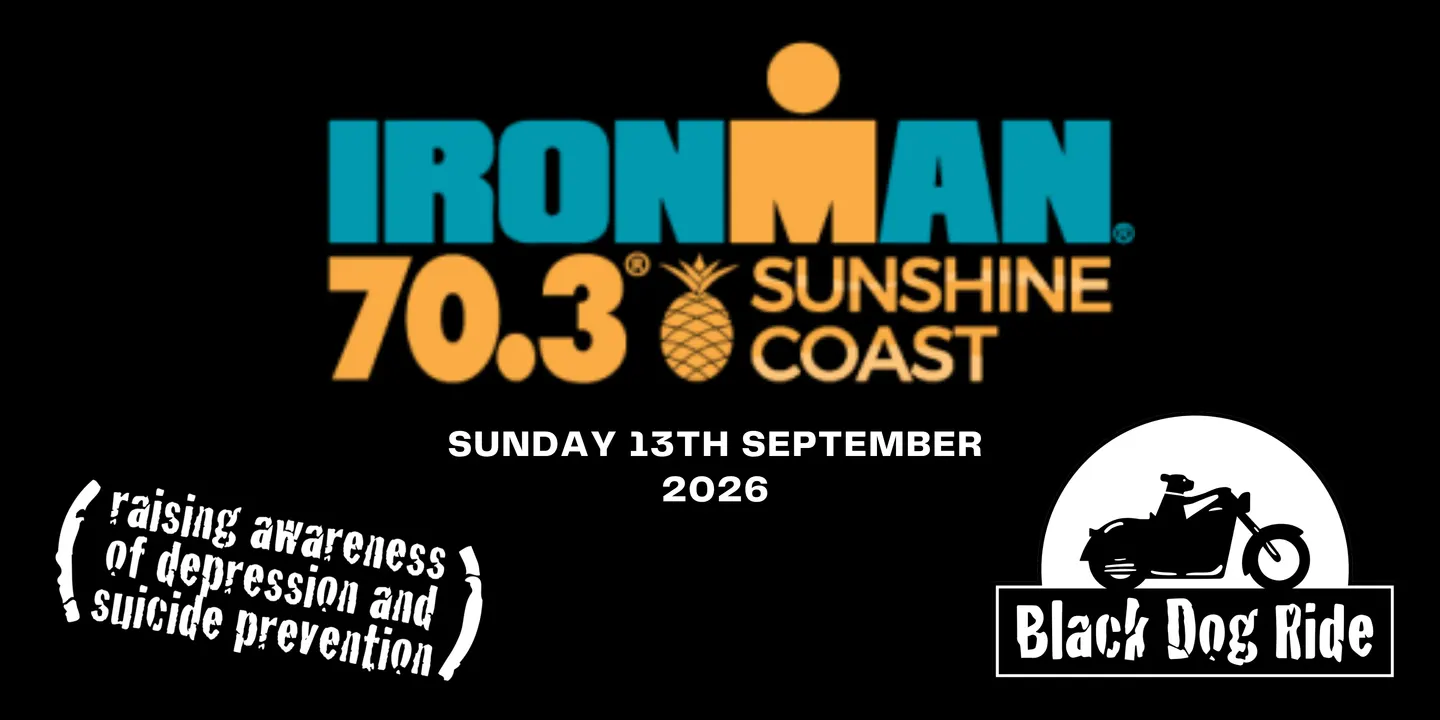 Black Dog Ride - IRONMAN 70.3 Sunshine Coast Moto Volunteers 2026 - FREE!!