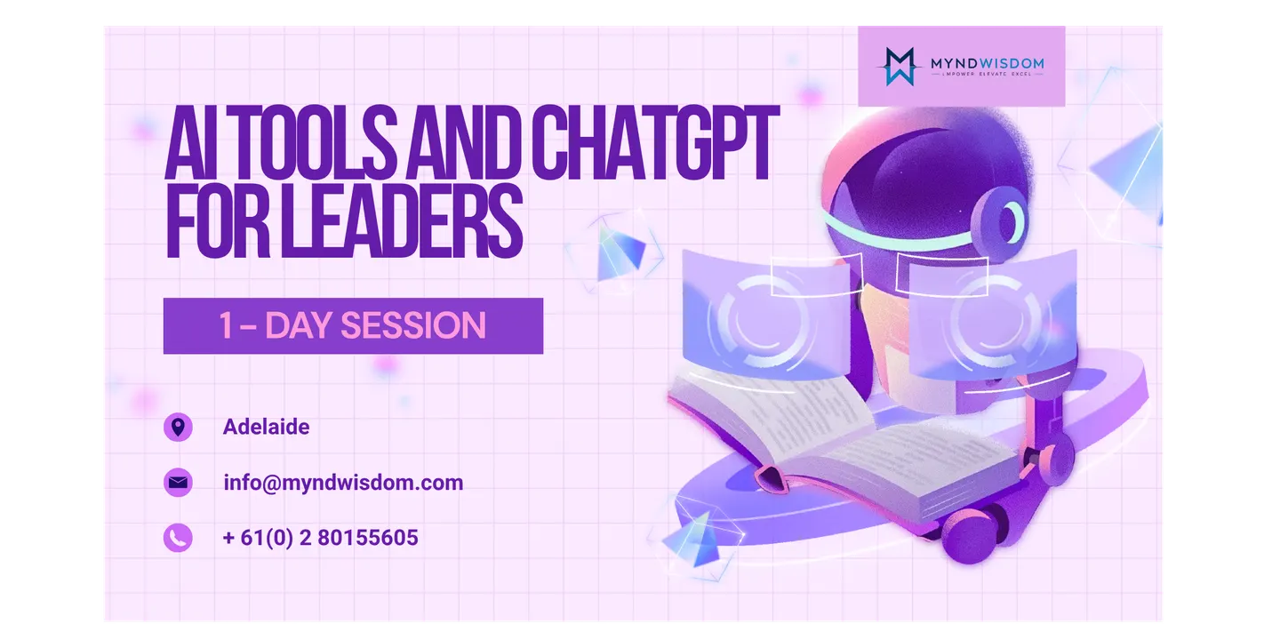 AI Tools & ChatGPT for Leaders: 1 Day Session in Adelaide