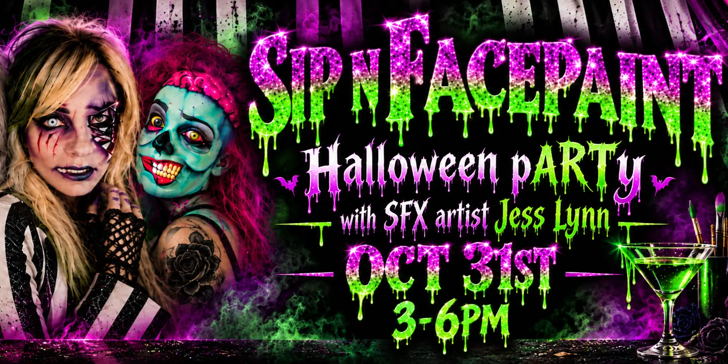 Halloween Sip n Facepaint - Adults Only