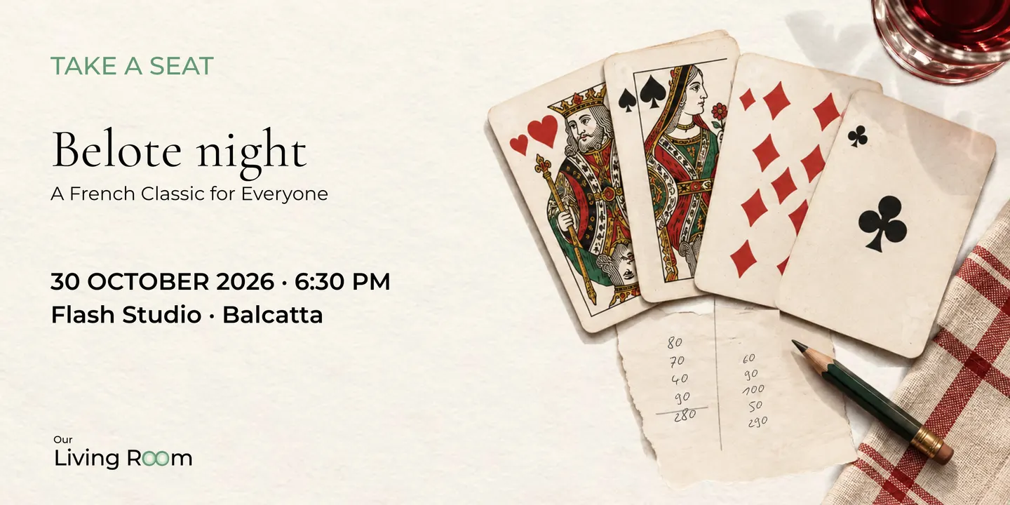TAKE A SEAT - Belote Night