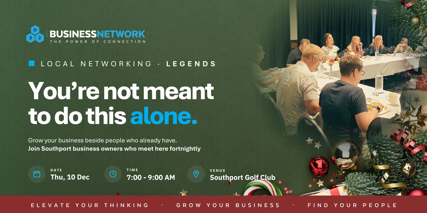 D32 Business Networking Gold Coast – Legends- Thu 10 Dec