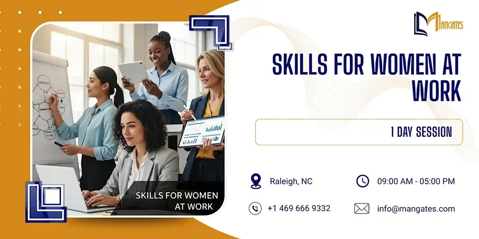 Skills for Women at Work: 1 Day Session in Raleigh, NC