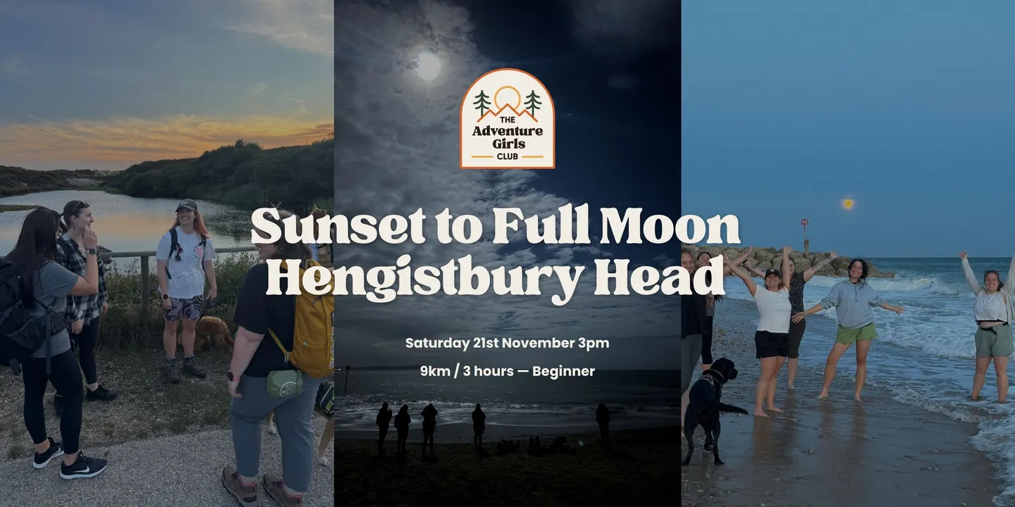 Women-only Sunset to Full Moon Walk | Hengistbury Head | DORSET