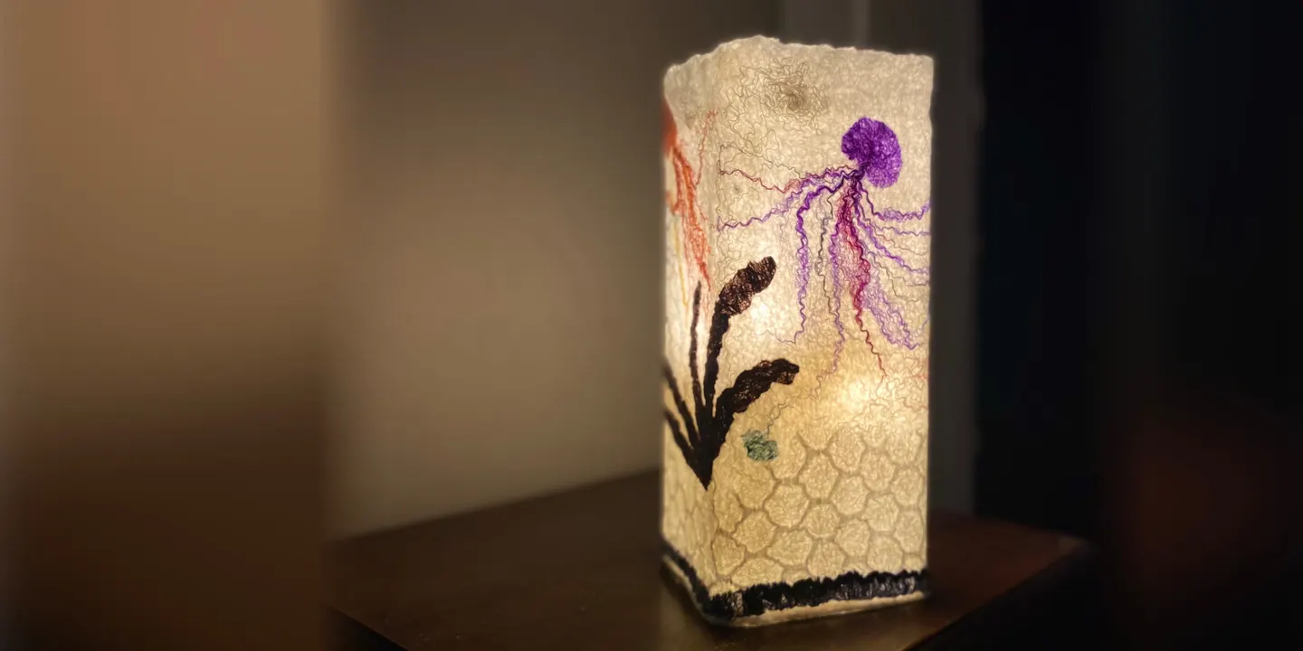 Silk Glow: Create your own Wet-Felted Lamp