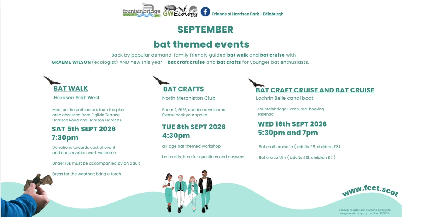 Bat crafts at North Merchiston Club