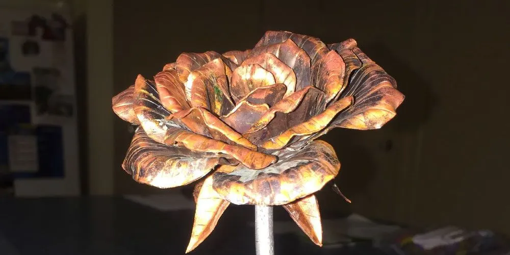 Metalwork: Make a Copper Rose with Gordon