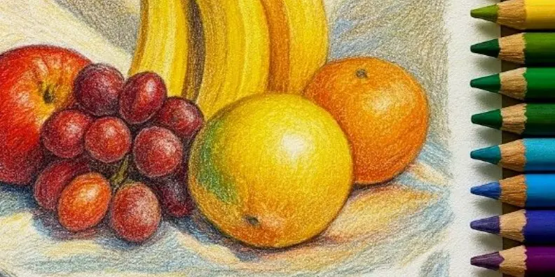 Fruit Sketching & Colour Theory
