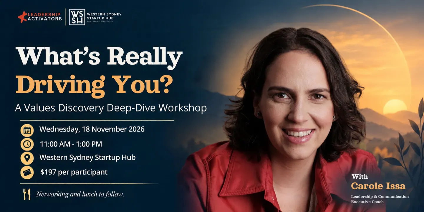 What’s Really Driving You? A Values Discovery Deep-Dive Workshop
