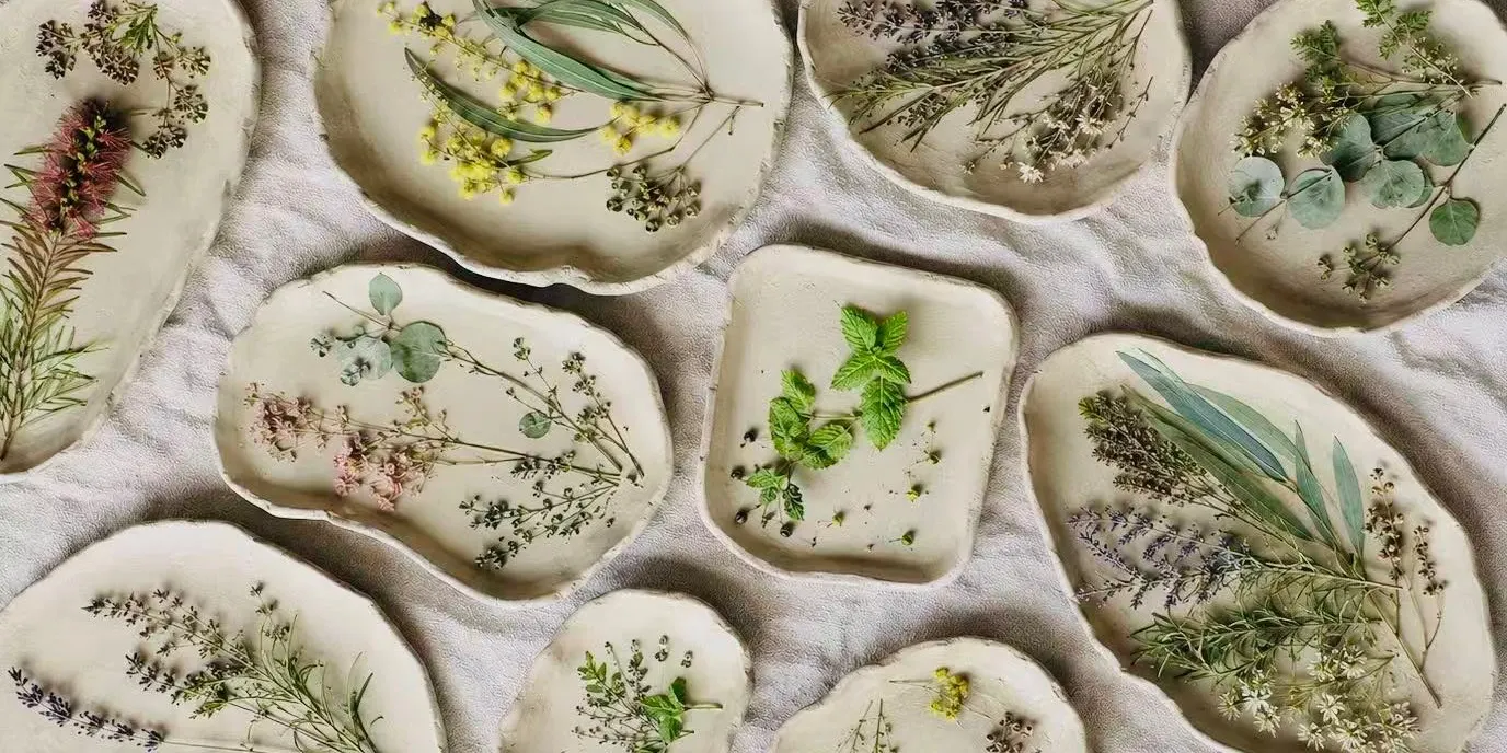 Botanical Handmade Dinnerware Pottery Workshop