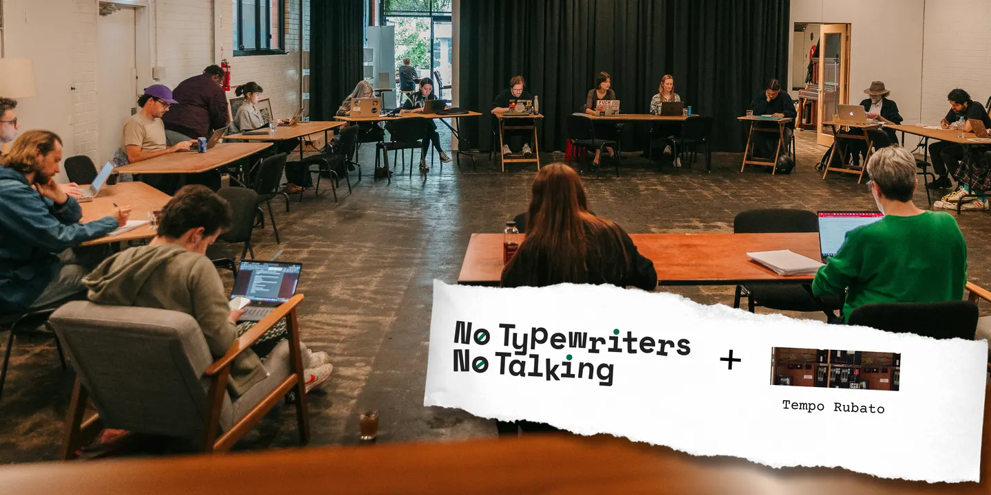 No Typewriters / No Talking @ Tempo October 2026