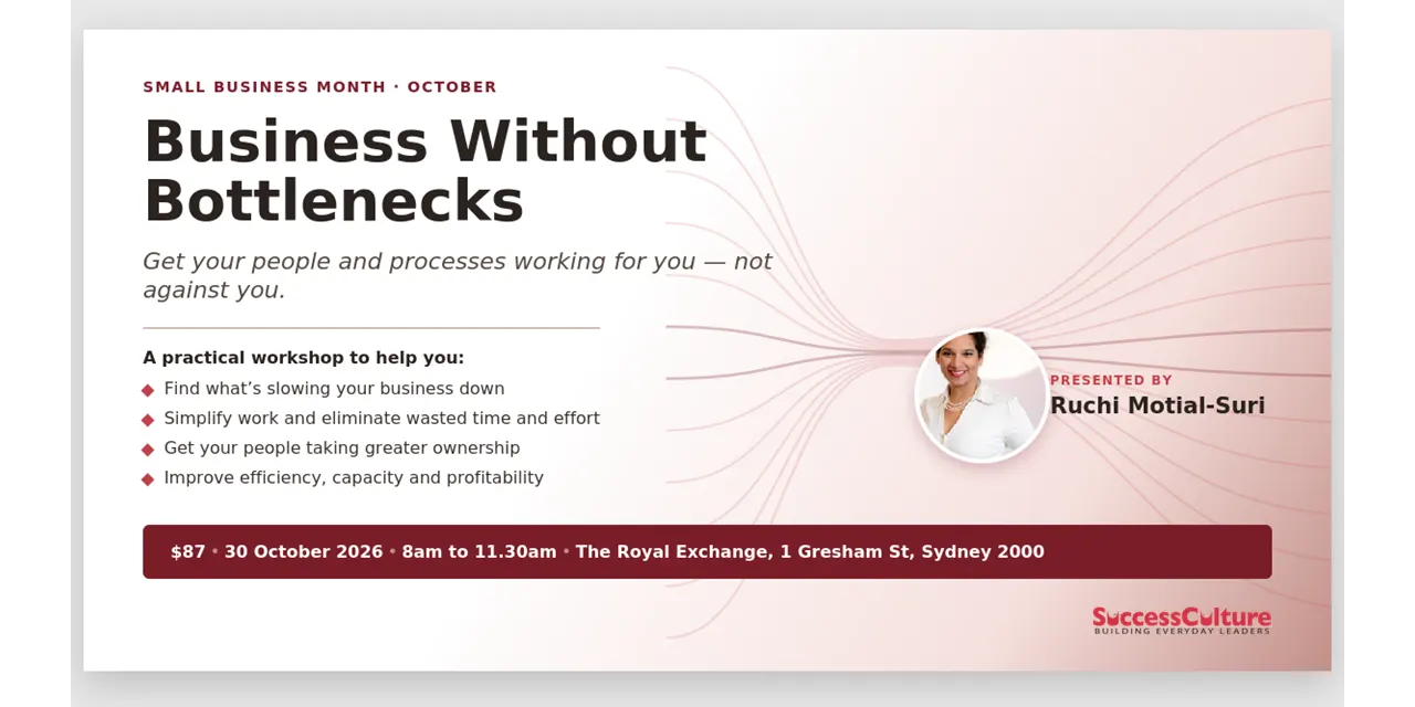 Business Without Bottlenecks