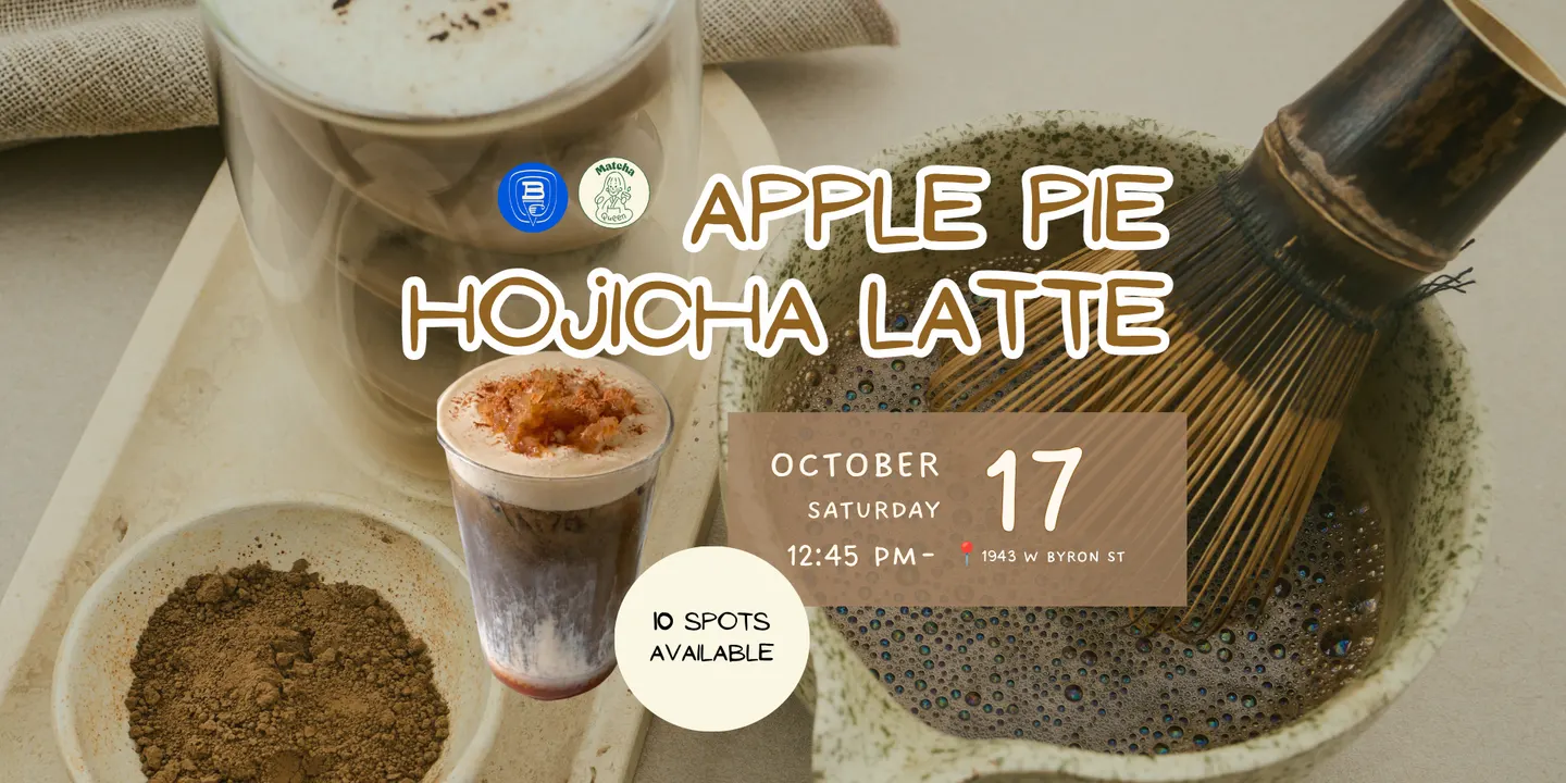 Make Apple Hojicha Latte!