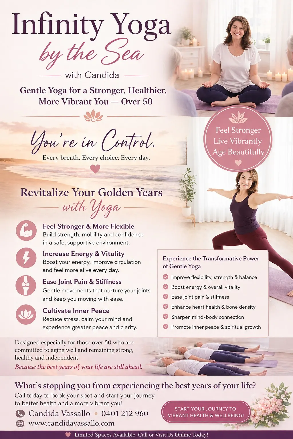 Infinity Yoga by the Sea with Candida