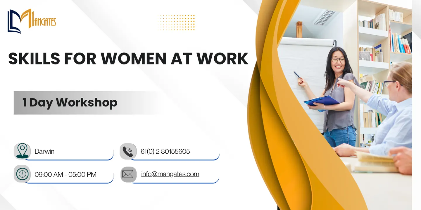 Skills for Women at Work: 1 Day Session in Darwin