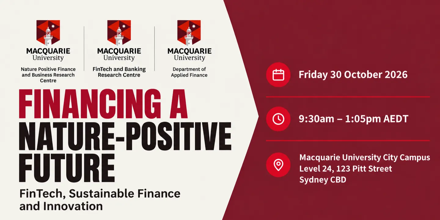 Financing a Nature-Positive Future