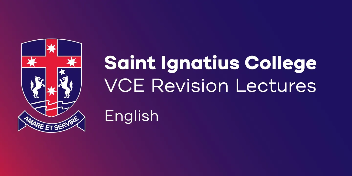 2026 VCE Lecture Series - English 2