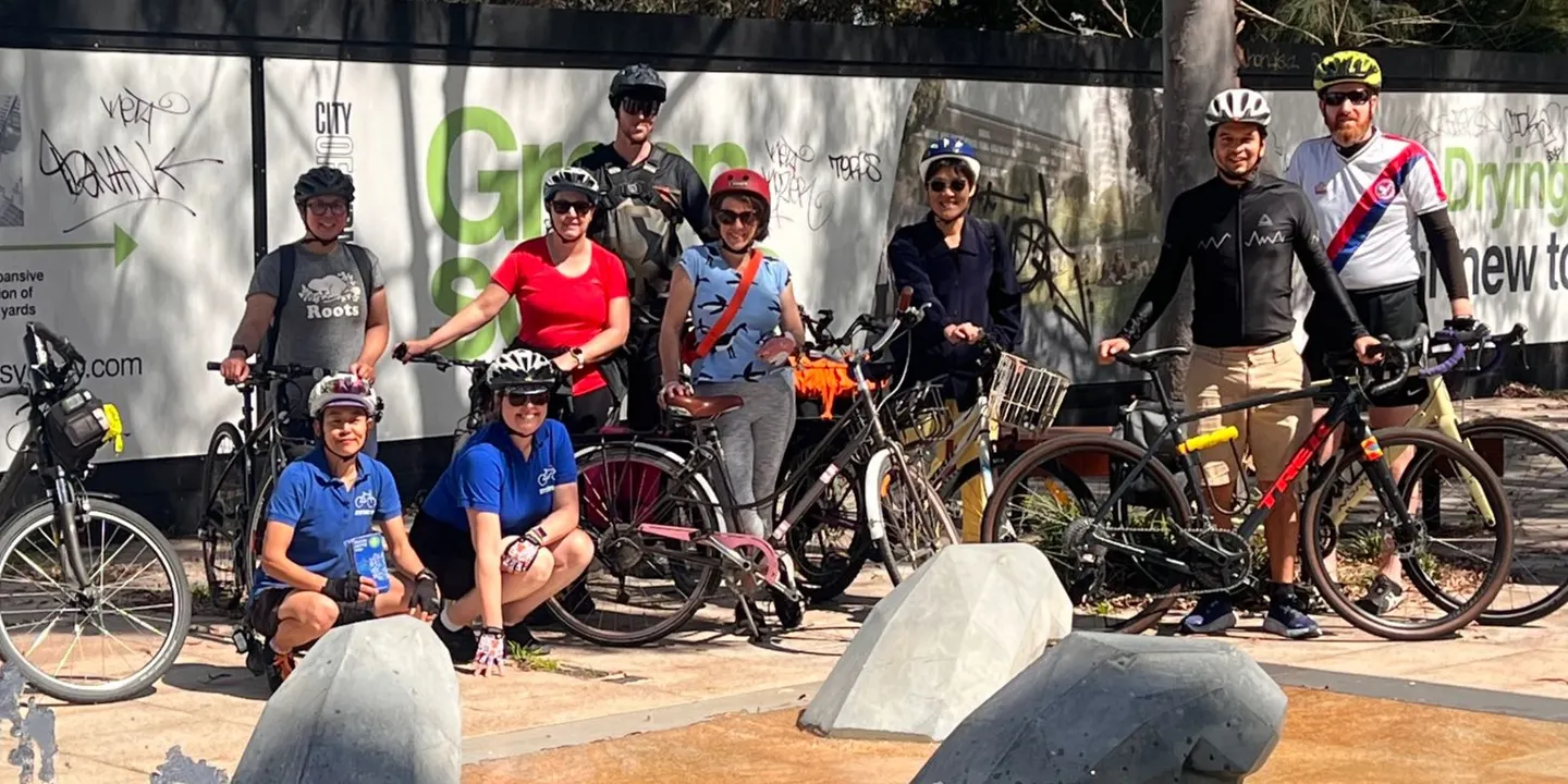 Guided Ride Green Square to UNSW loop