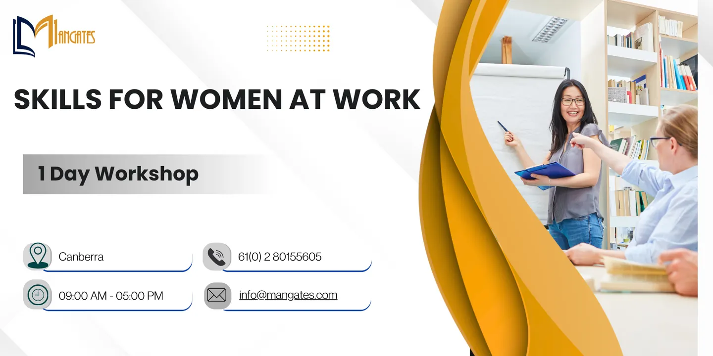 Skills for Women at Work: 1 Day Session in Canberra
