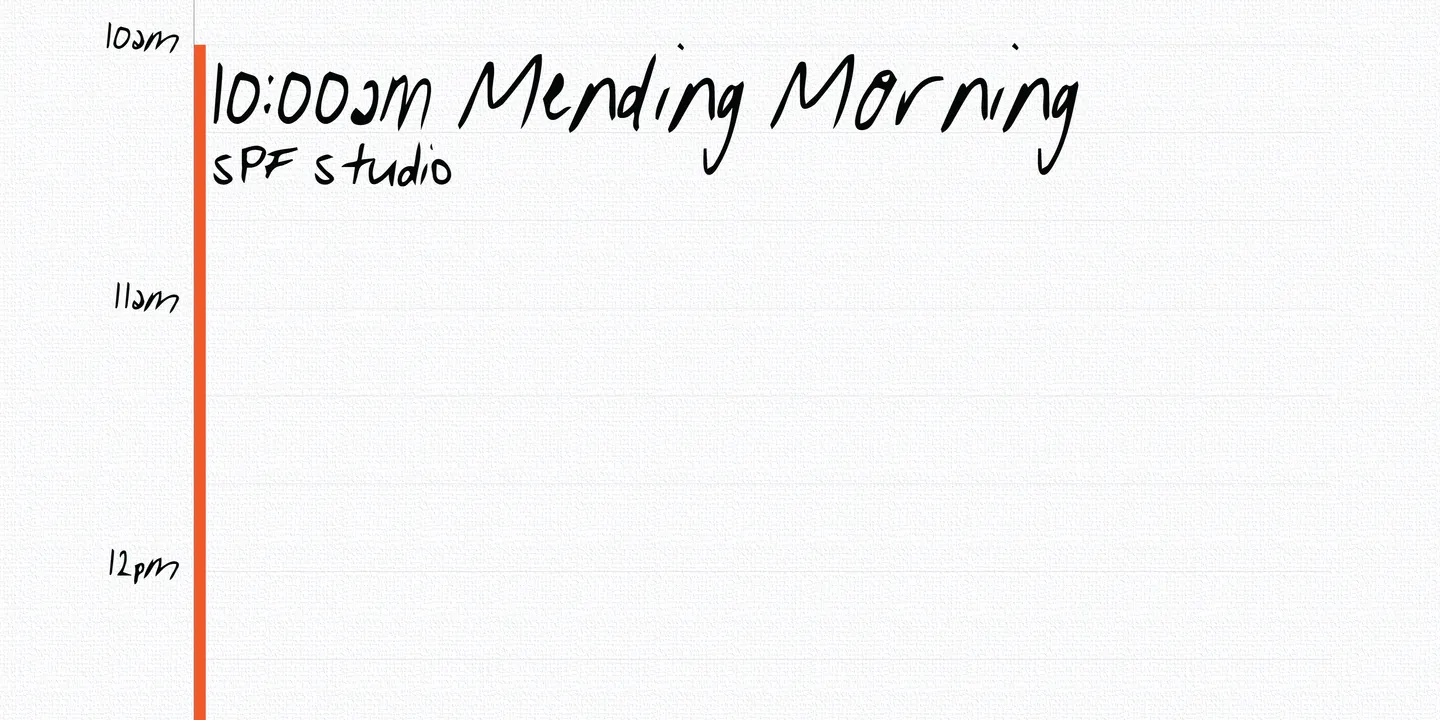 Mending Morning