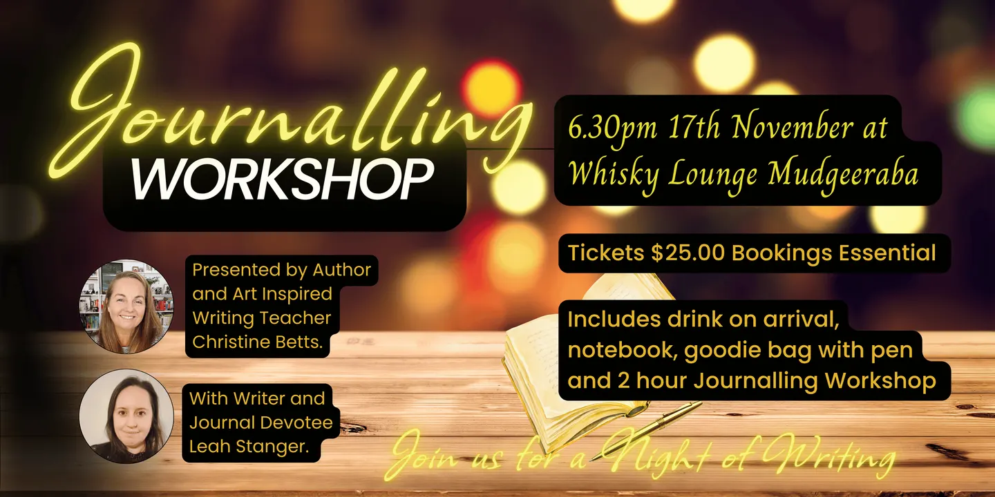 Journalling Workshop at Whisky Lounge, Mudgeeraba