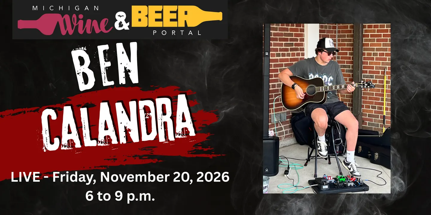 Ben Calandra LIVE - Friday, November 20, 2026 from 6-9 p.m.