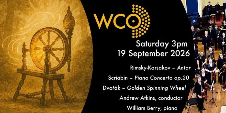 Wellington City Orchestra 19 September 2026