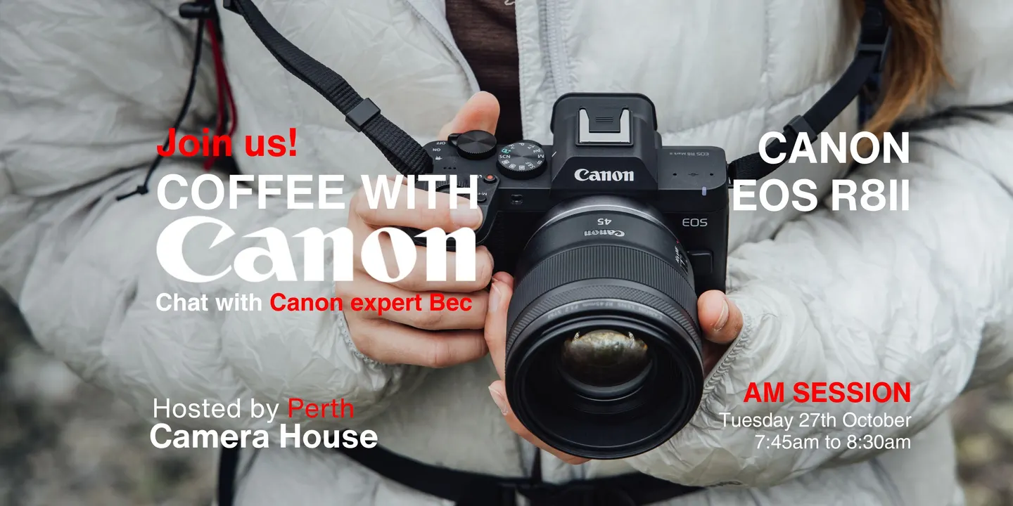Coffee with Canon – Get to know the NEW CANON R8 II