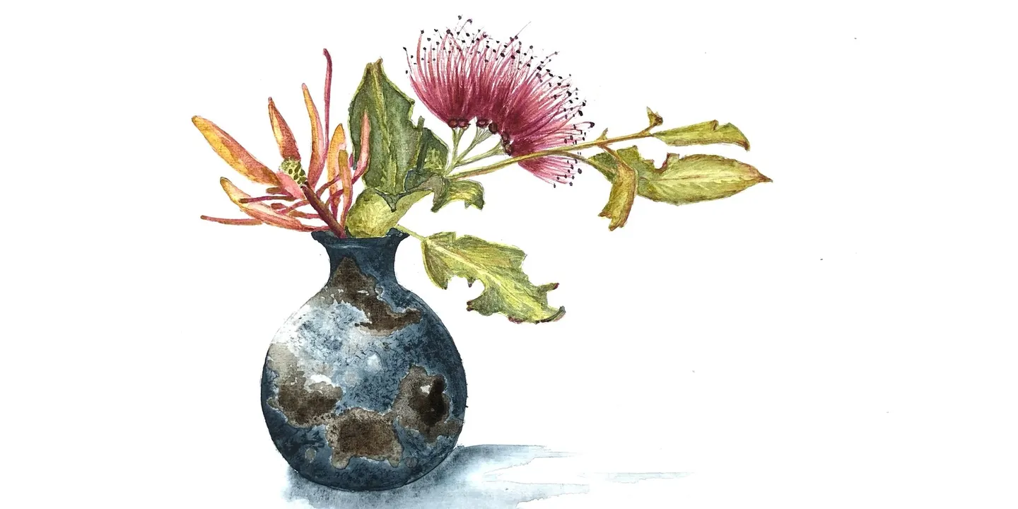 Native Flower Posy Watercolour Workshop using Natural plant pigments- All Skill Levels (Adults 16+)
