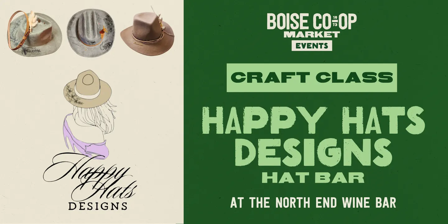 Craft Class: Happy Hats Designs Hat Bar at the North End Wine Bar