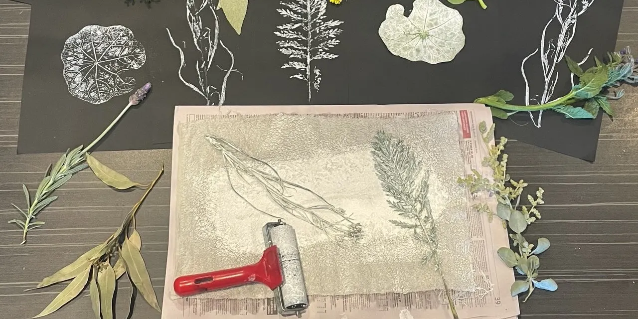 Botanical Monoprinting: Printing from Nature with Robyn