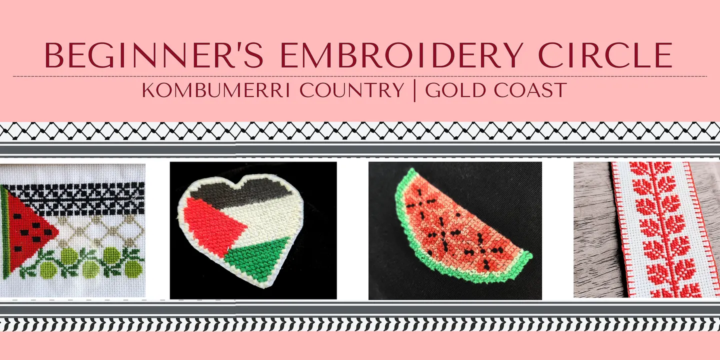 Beginner's Embroidery Circle - Kombumerri Country/Gold Coast