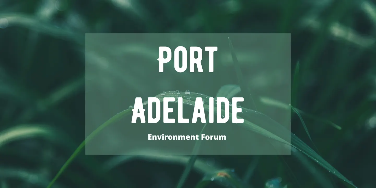 Port Environment Forum - Water Sensitive SA priorities and local city learnings