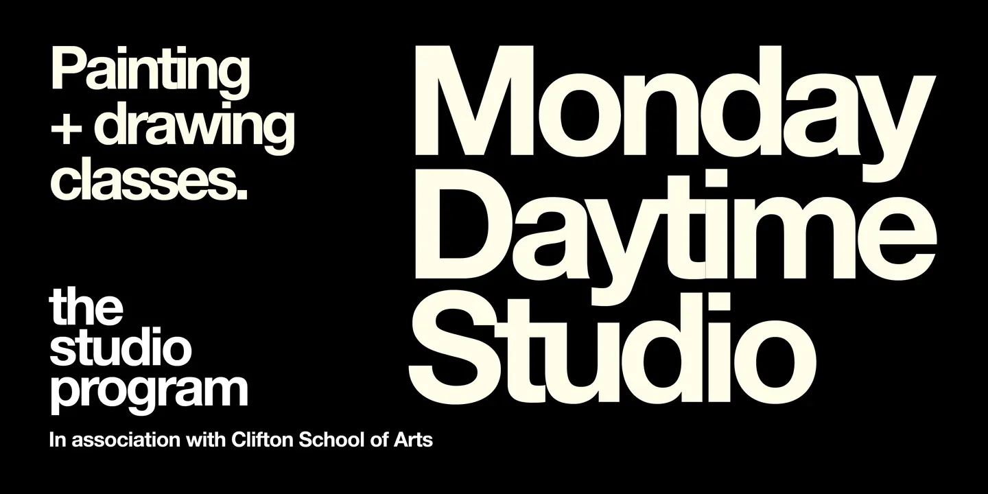 The Studio Program: Monday Daytime Studio