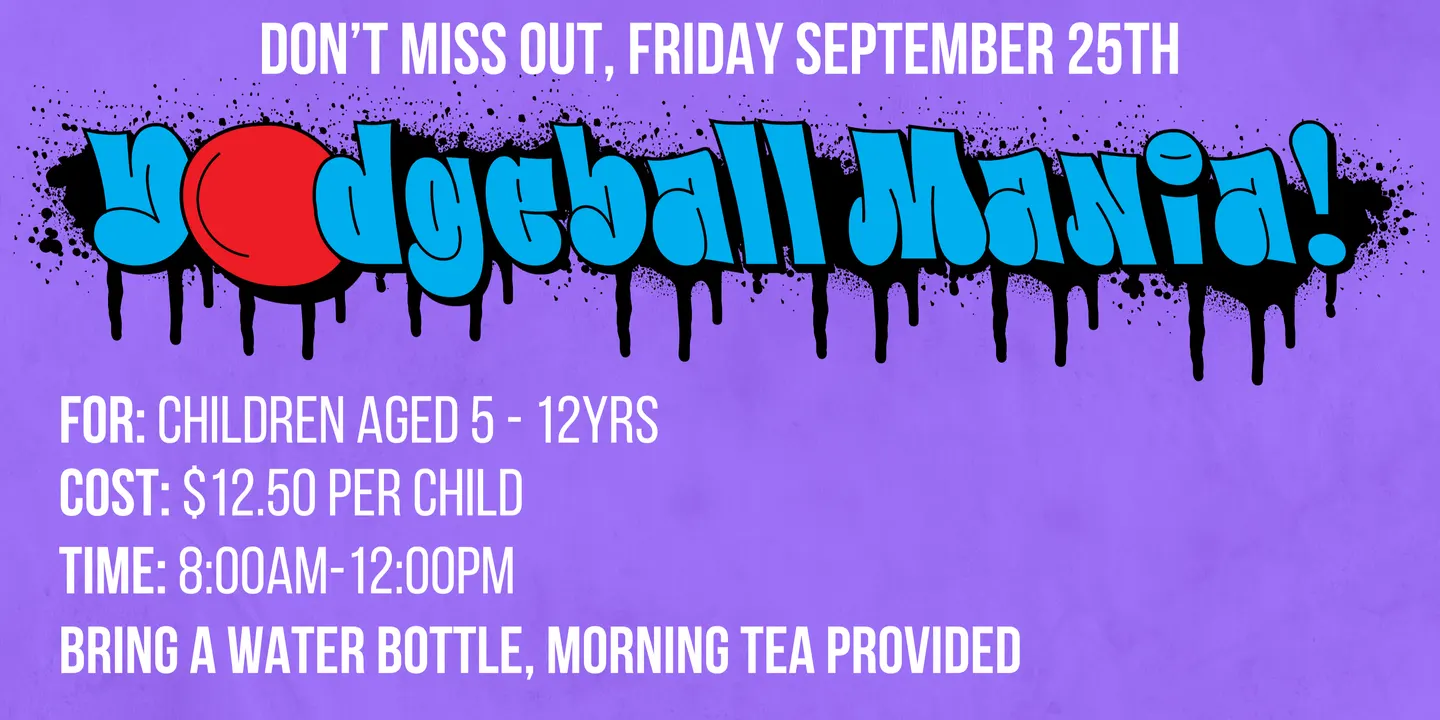Dodgeball Mania Friday 25th September 2026