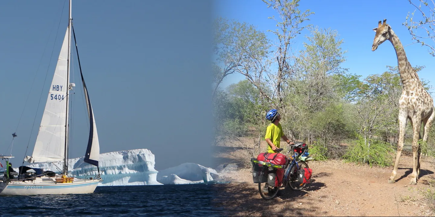 Gilles Pillonel - From China to Antarctica, a circumnavigation by bicycle and sailboat