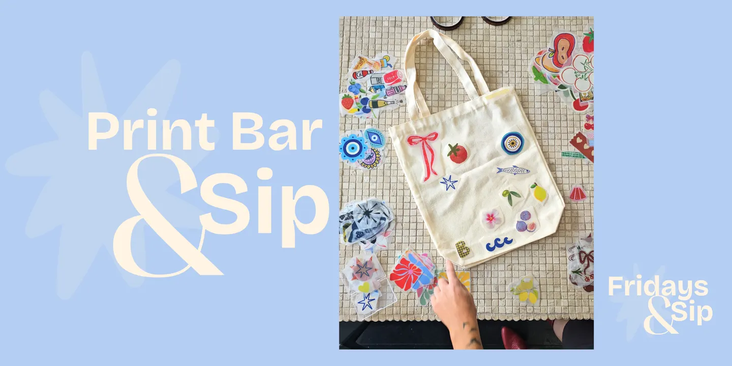 Print Bar & Sip | A social & creative social start to the weekend with our Friday & Sip series