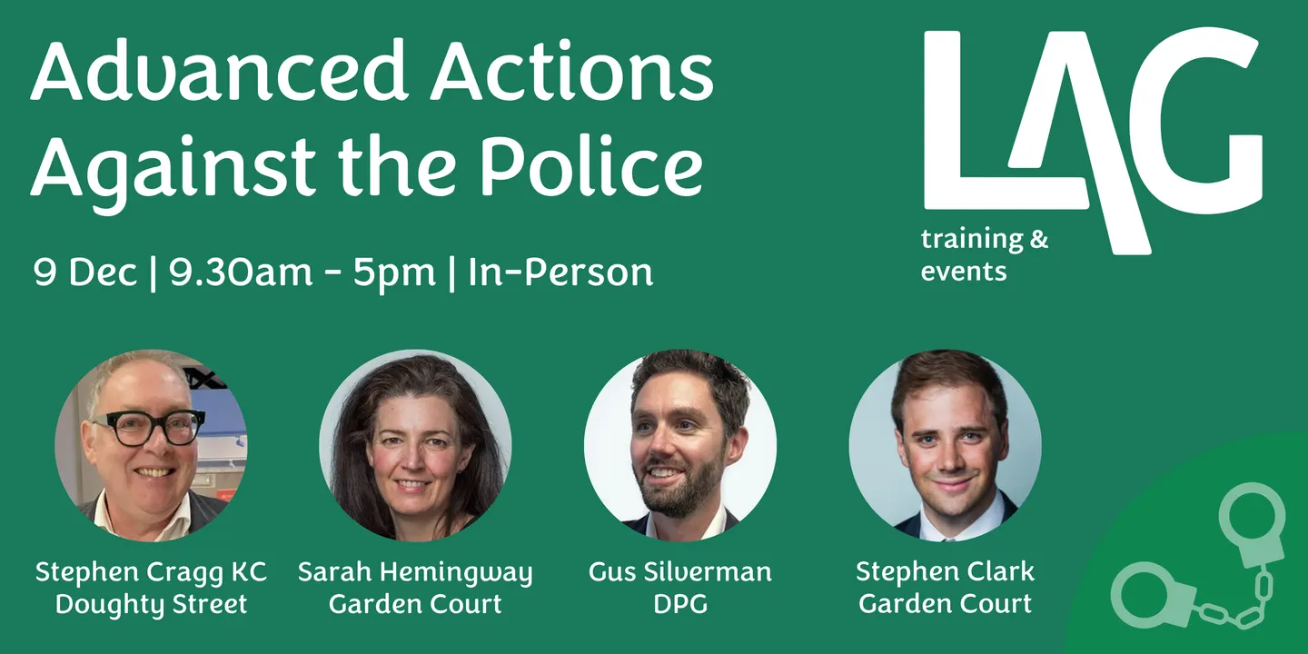 Advanced Actions Against the Police Training 2026