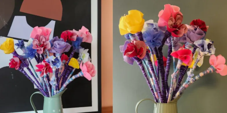 Sustainability Saturday: Workshop 1 - Fabric Flowers - Waste to Bloom