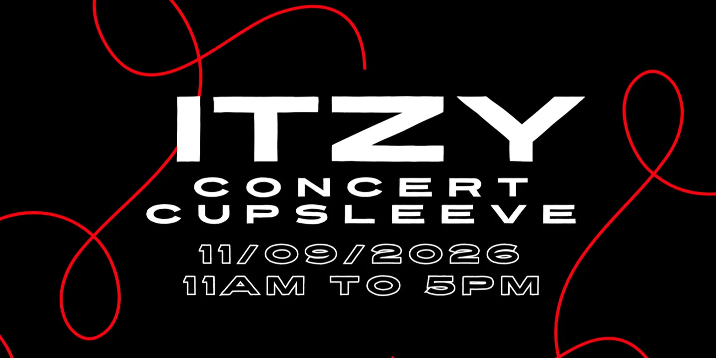 ITZY Concert Cupsleeve Event