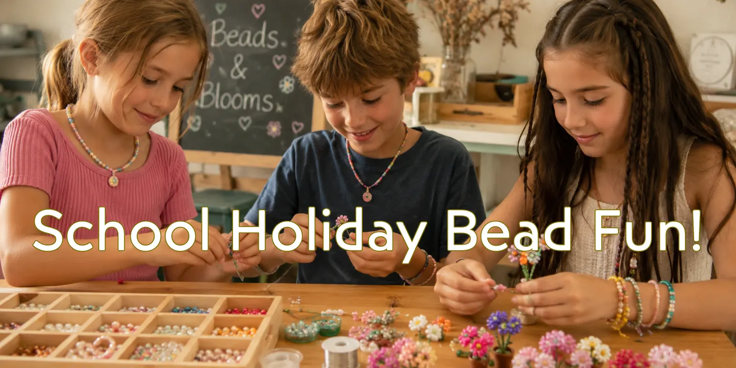 Kids School Holiday Bead Workshop - Kids love this one!