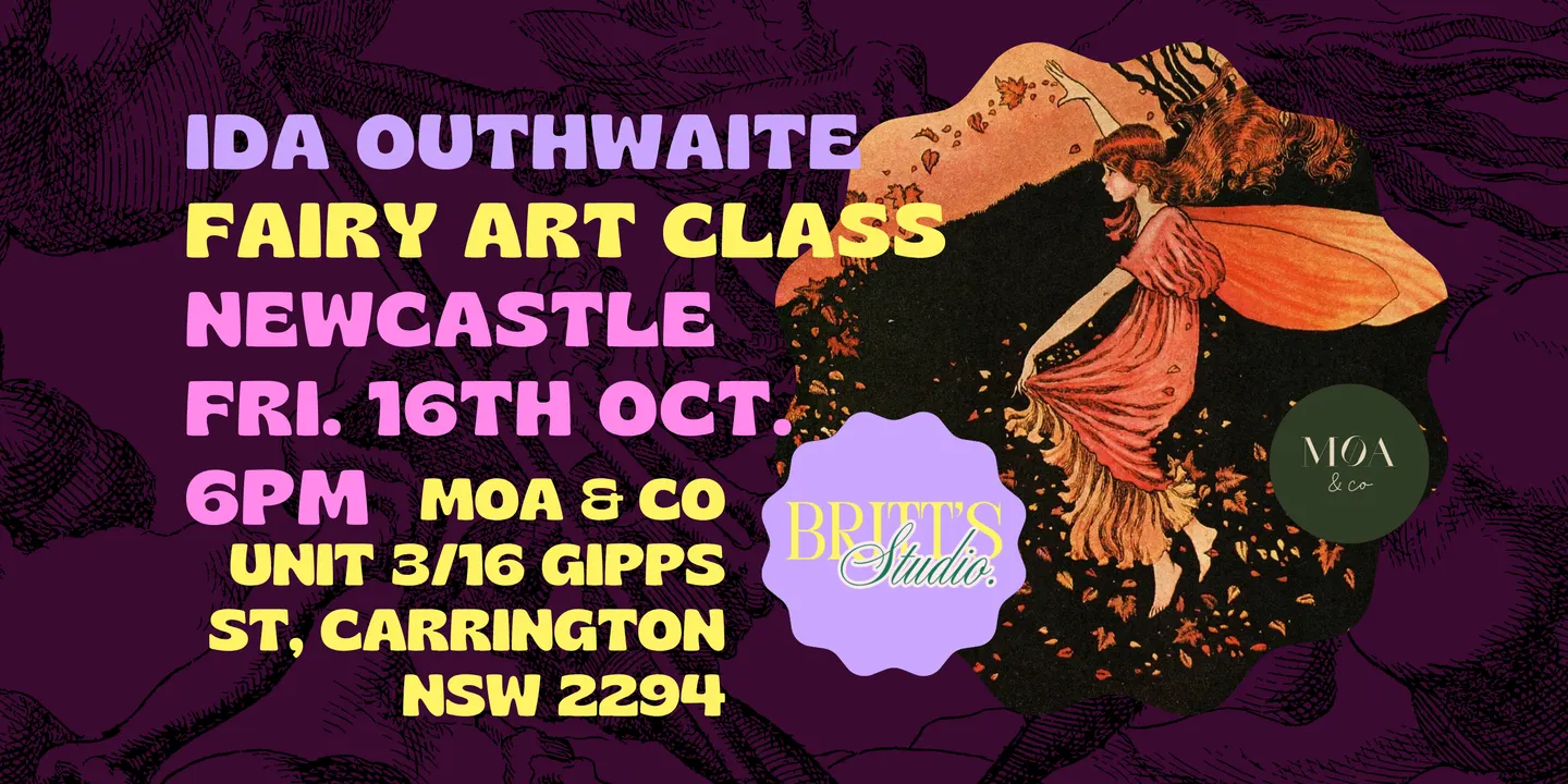 Ida Outhwaite Fairy Illustration Class - Britt's Studio