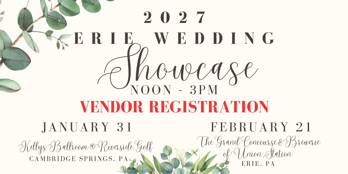 2027 Erie Wedding Showcase Series - Wedding Vendor Registration