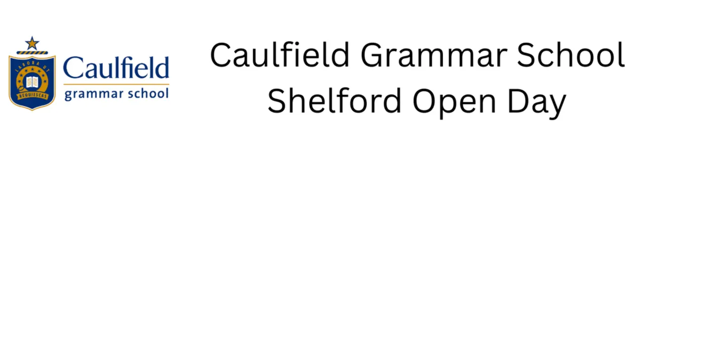 Shelford Open Day Performances - 24 October 2026