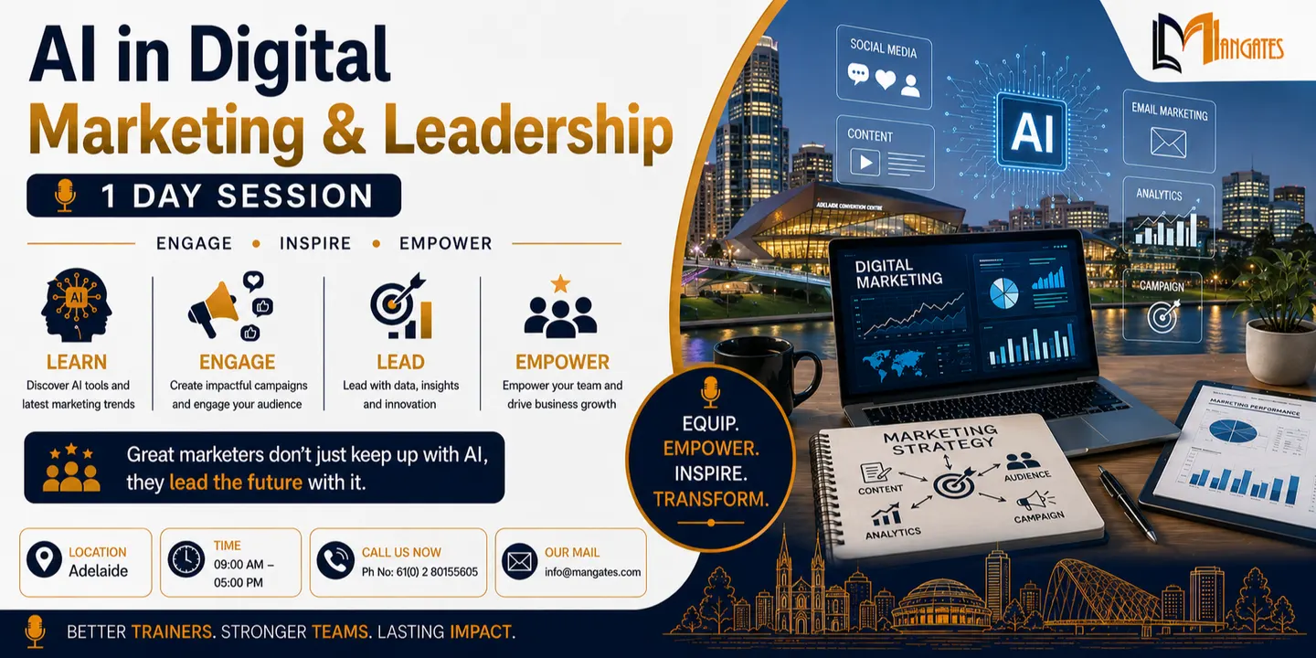AI in Digital Marketing & Leadership – 1 Day Session in Adelaide