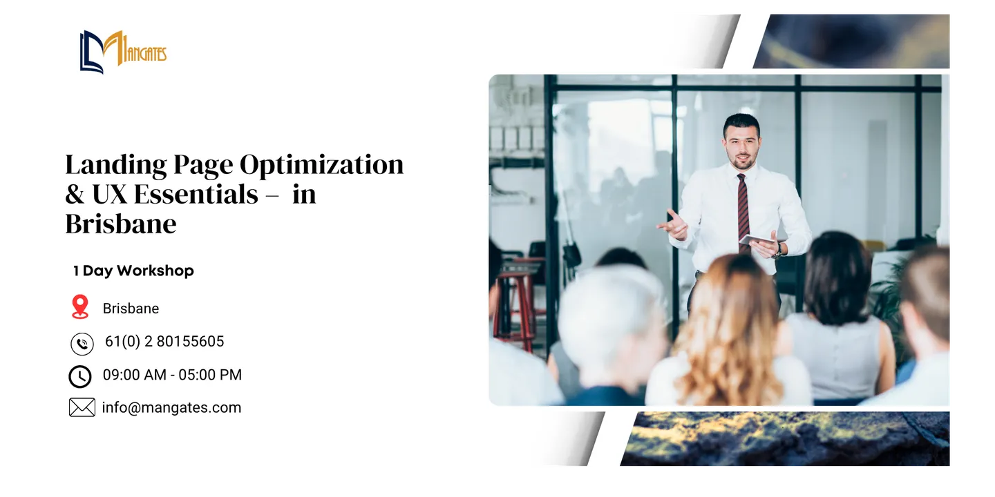 Landing Page Optimization & UX Essentials – 1 Day Workshop in Brisbane
